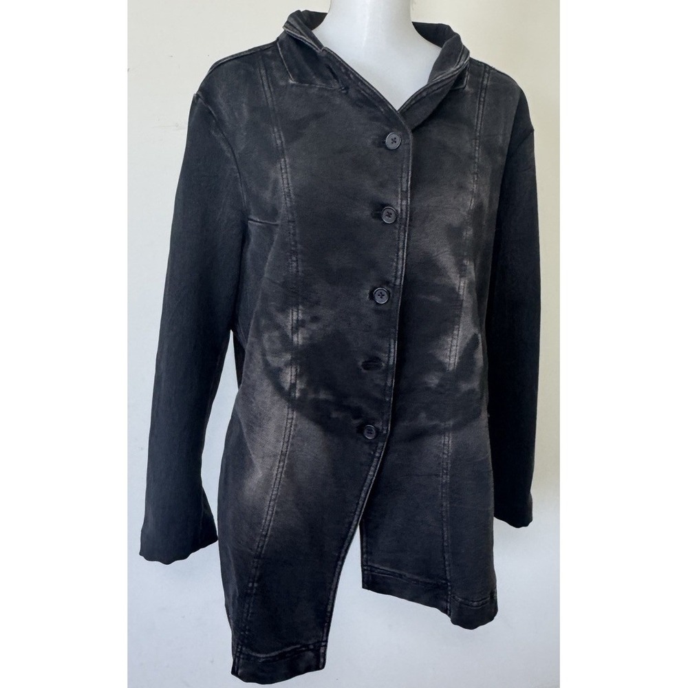 Rundholz Black Label Patana Plantations Denim Jacket Womens XL Black - Picture 2 of 14